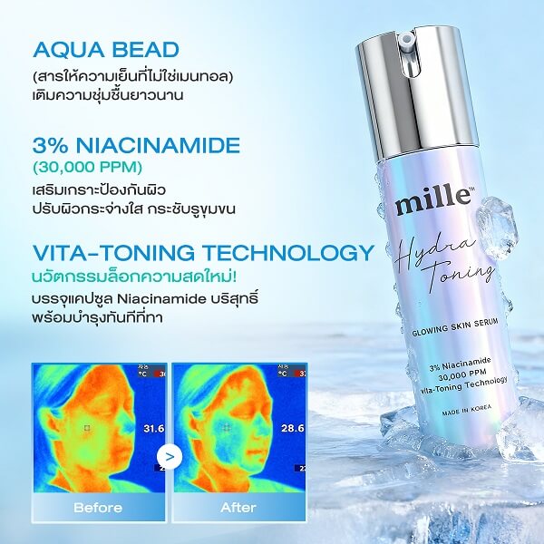 Mille Hydra-Toning Glowing Skin Serum - Image 8